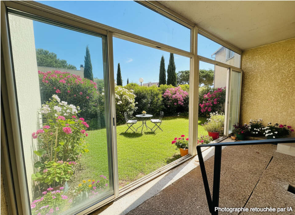 Superbe 2 pièces, terrasse et jardin privatif